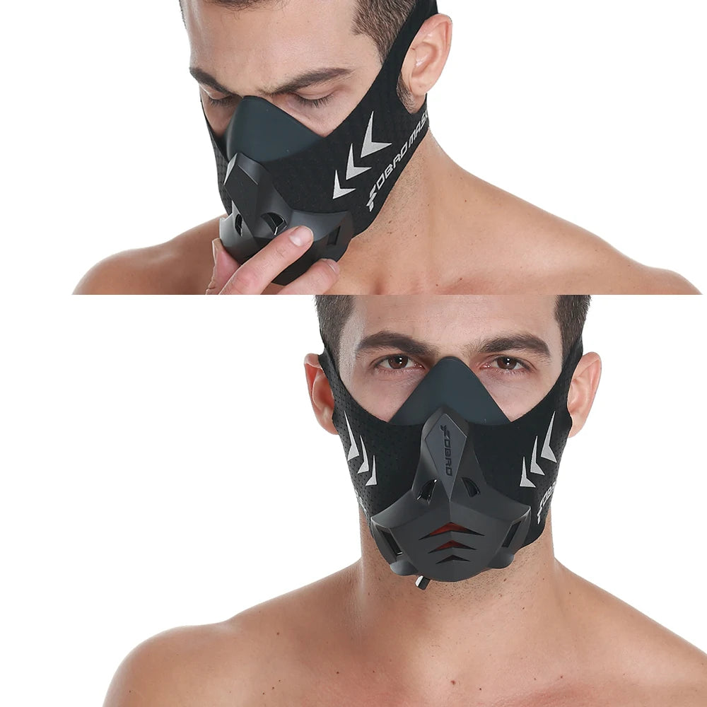 FDBRO Sport MASK Training Running Mask Pro Fitness Gym Workout Cycling Elevation High Altitude Training Conditioning Sports Mask