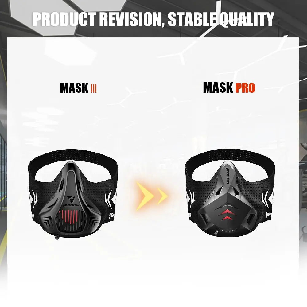 FDBRO Sport MASK Training Running Mask Pro Fitness Gym Workout Cycling Elevation High Altitude Training Conditioning Sports Mask
