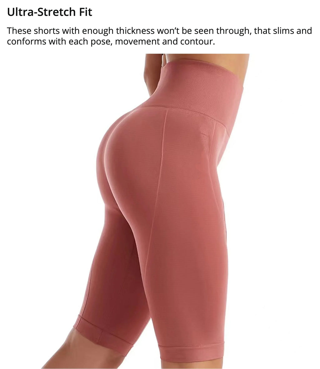 Tummy Control Workout & Yoga Shorts for Women