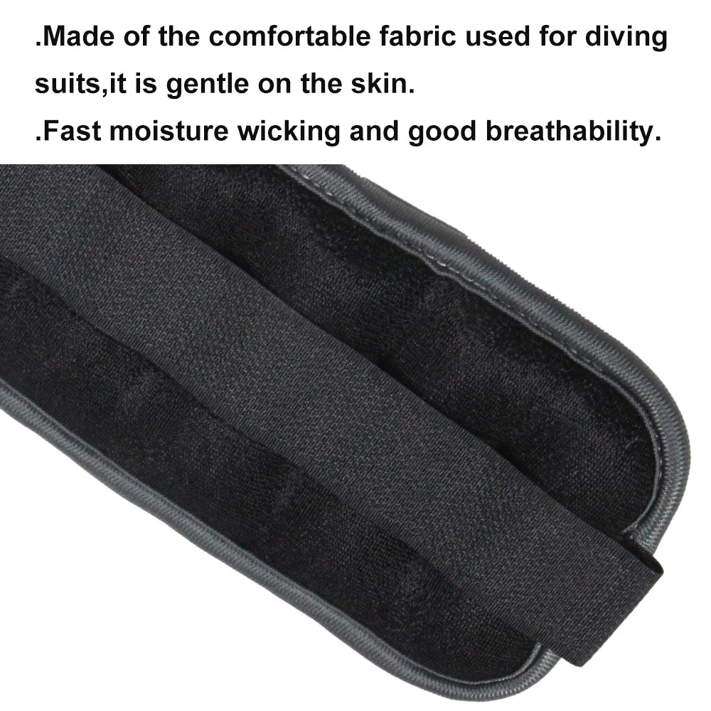 1Pair Adjustable Ankle Weights (0.5kg/1kg) - Neoprene Leg & Arm Straps for Fitness, Aerobics, Physical Therapy - Women, Men,Kids