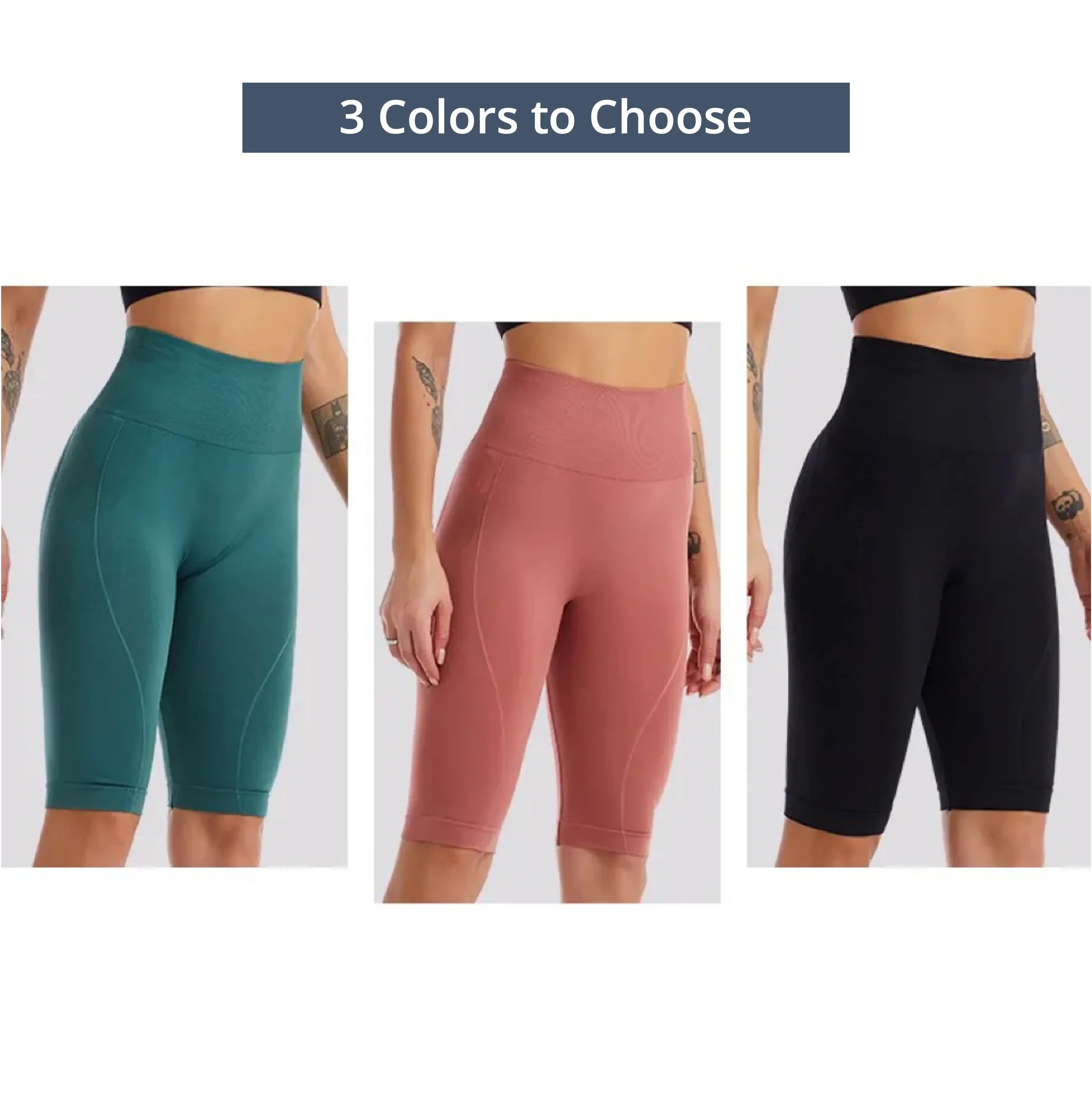 Tummy Control Workout & Yoga Shorts for Women