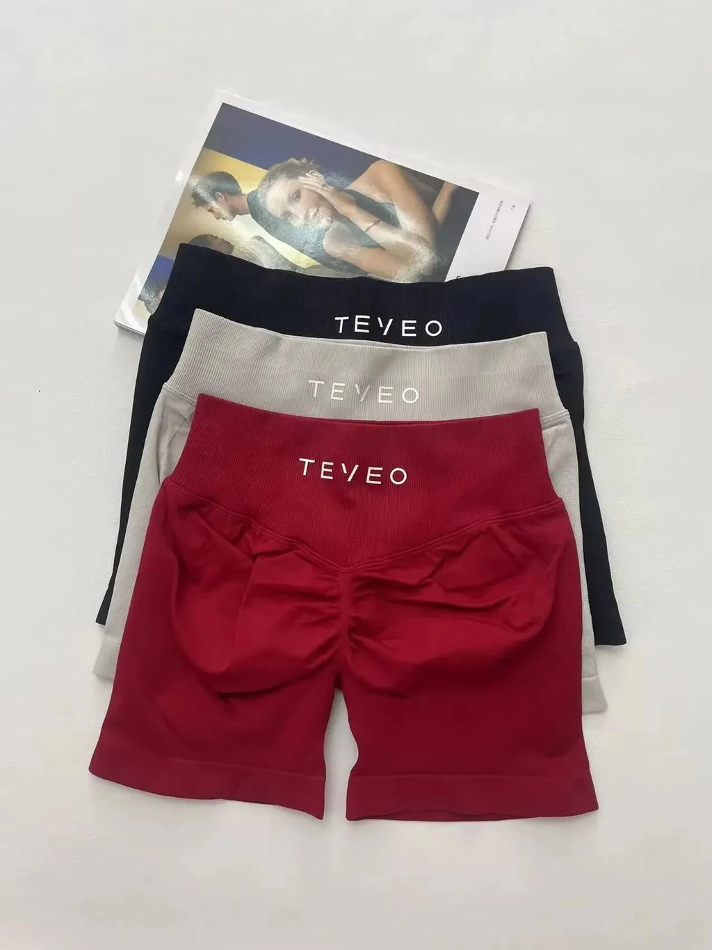 TEVEO Leggings Joggings Women Seamless Yoga Pants High Quality Gym Leggings Ribbed Fitness Pants High Stretch Fitness Tight