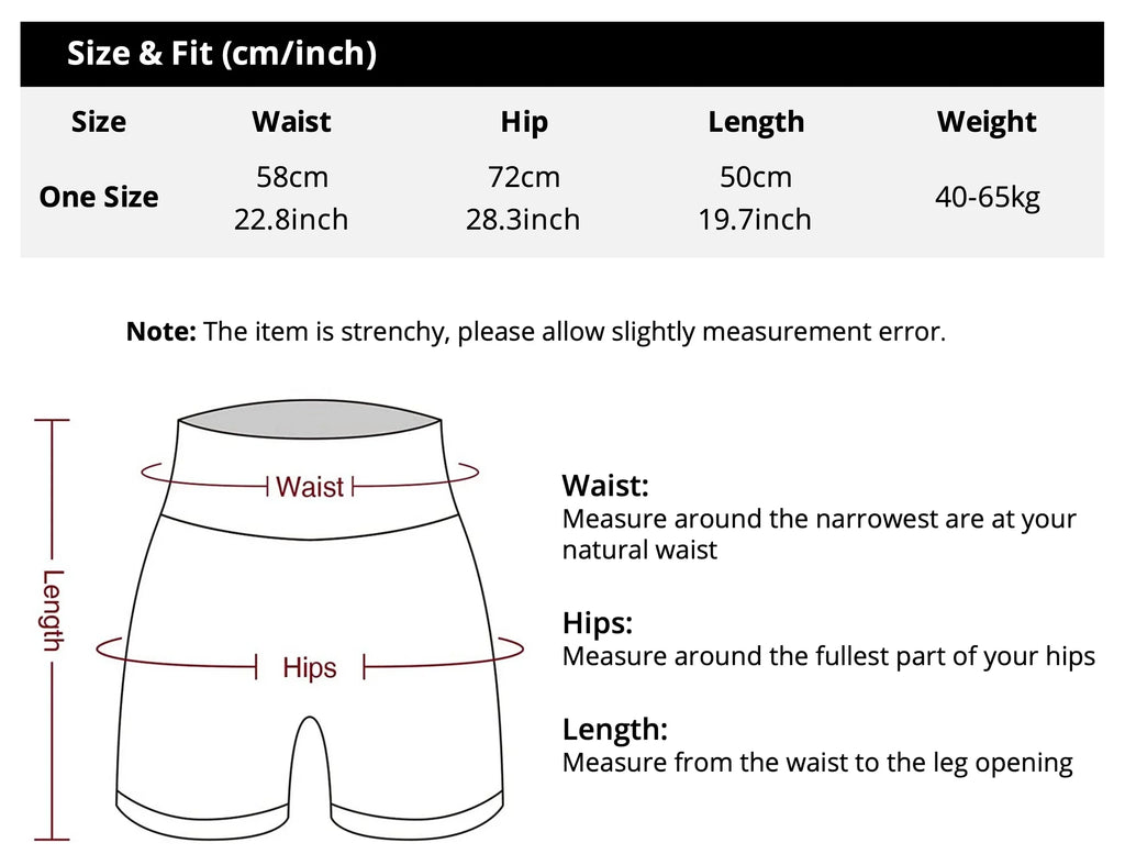 Tummy Control Workout & Yoga Shorts for Women