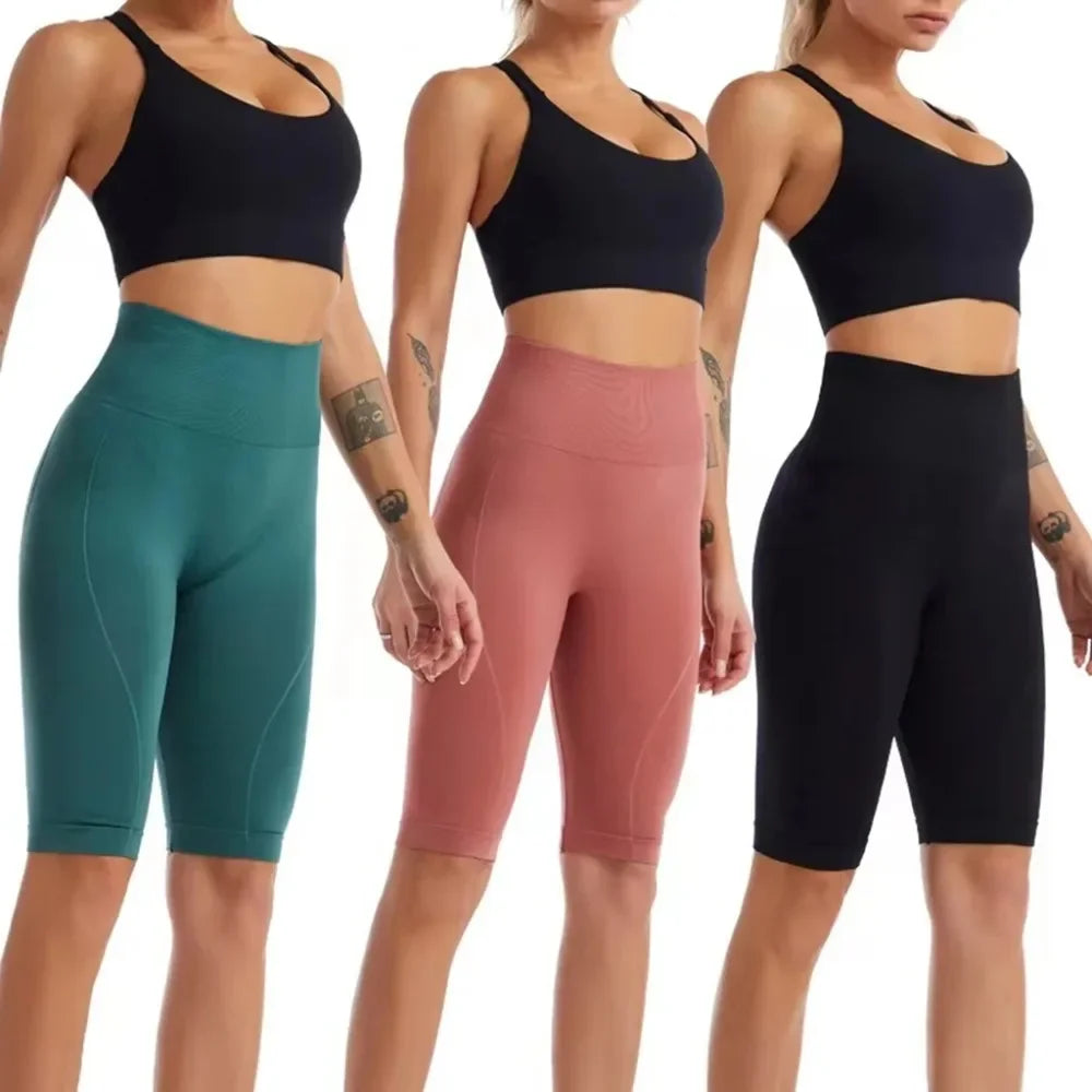 Tummy Control Workout & Yoga Shorts for Women