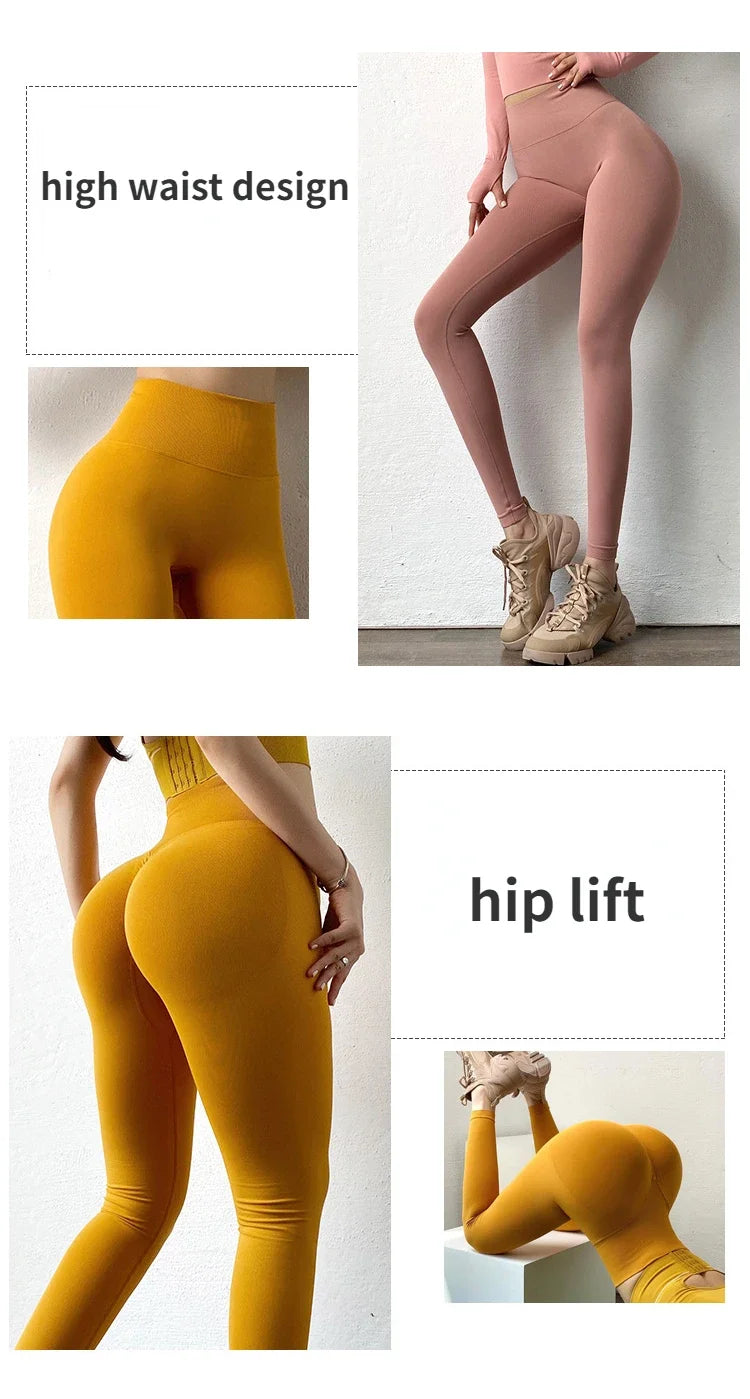 Hip Lifting Slim Fit Gym Pants for Women
