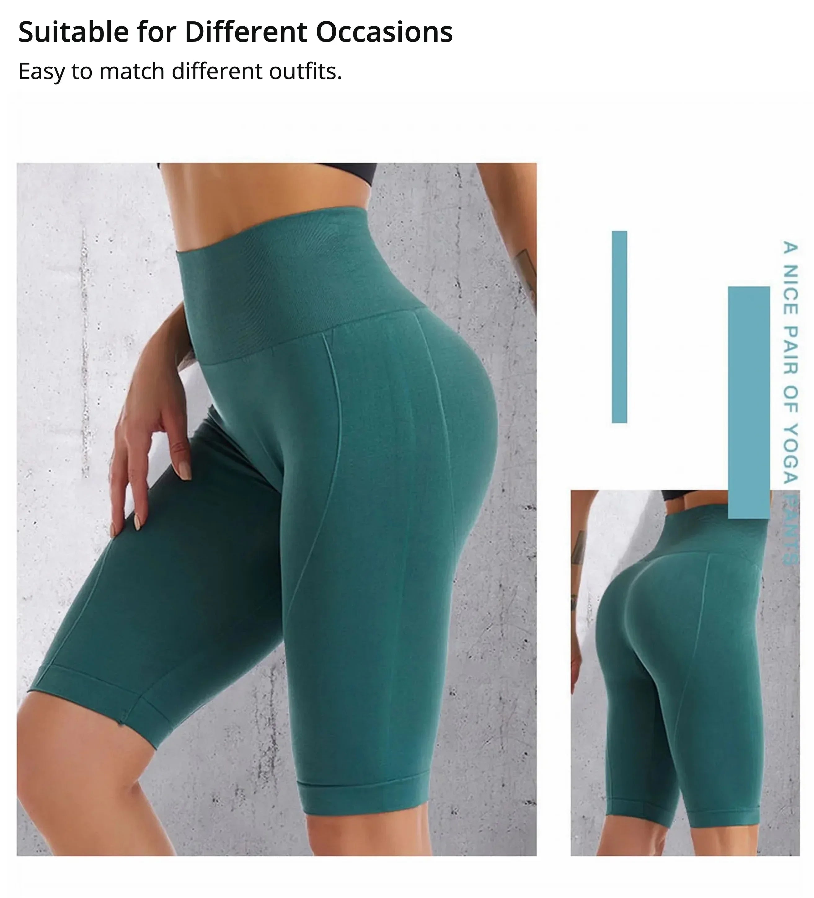 Tummy Control Workout & Yoga Shorts for Women
