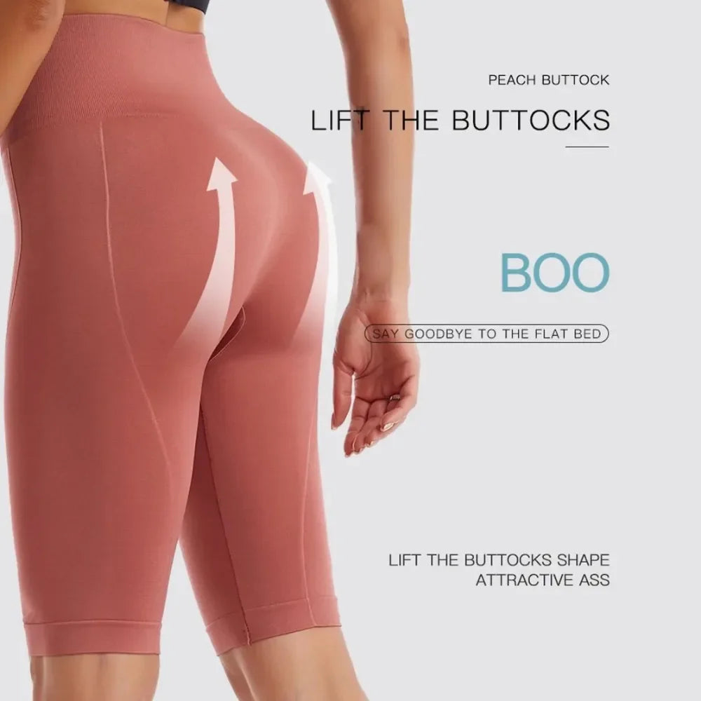 Tummy Control Workout & Yoga Shorts for Women