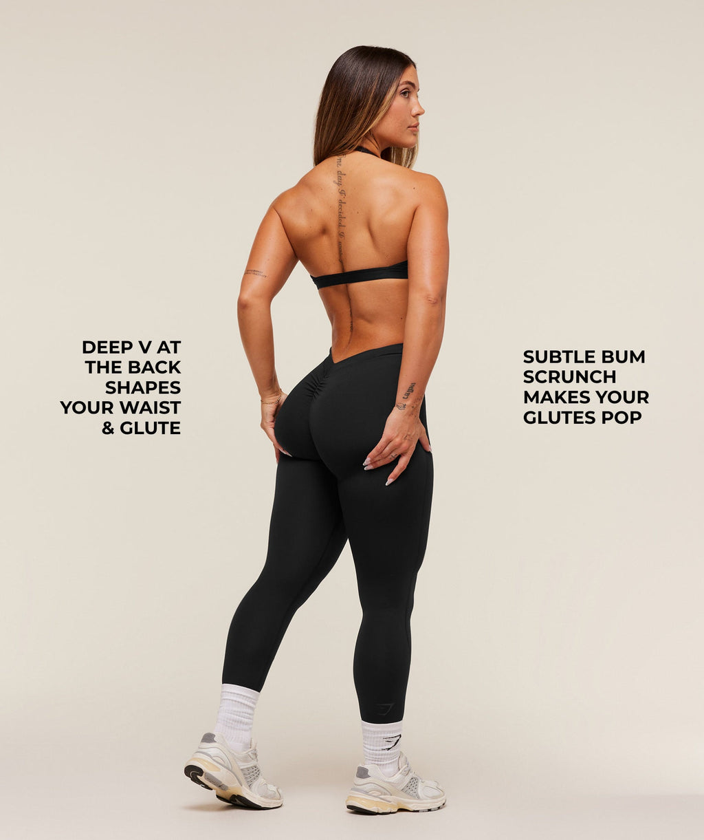 Seamless Wide Waistband Sports Leggings