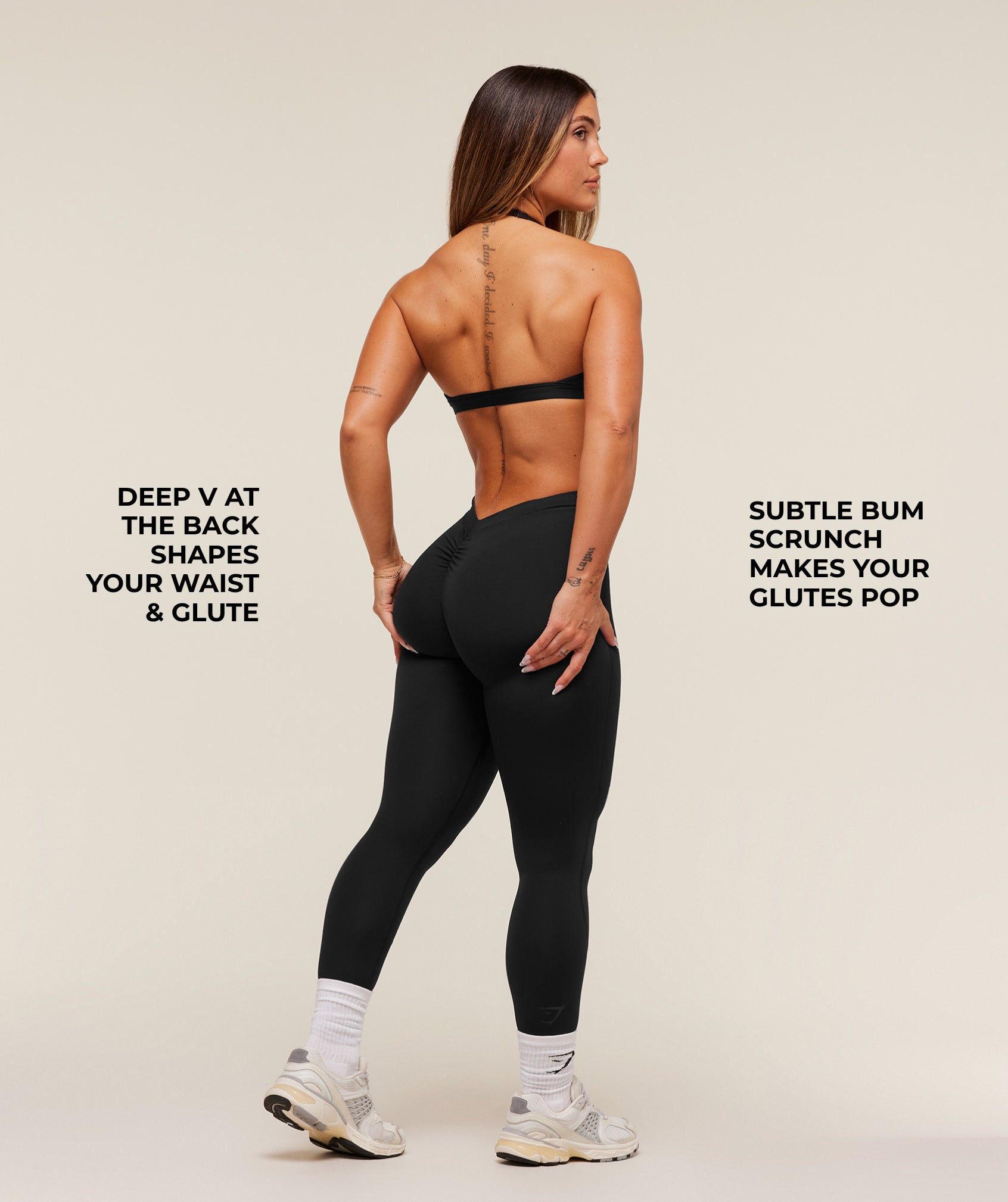 Seamless Wide Waistband Sports Leggings