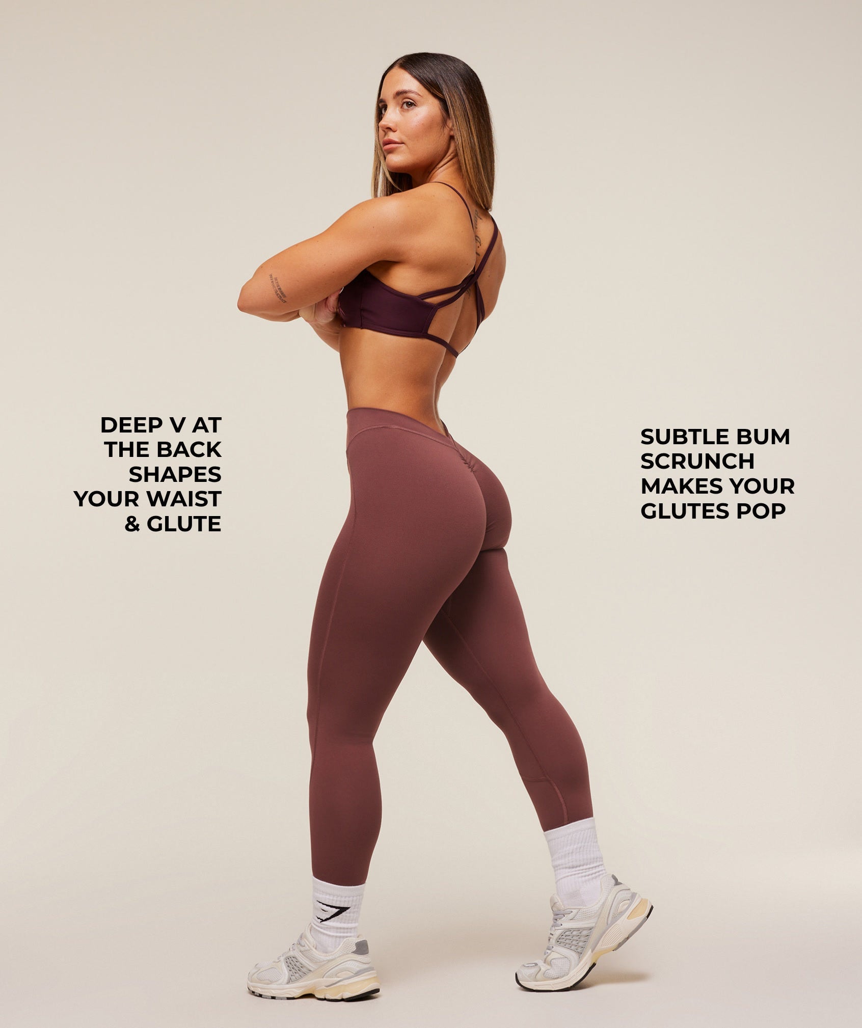 Seamless Wide Waistband Sports Leggings