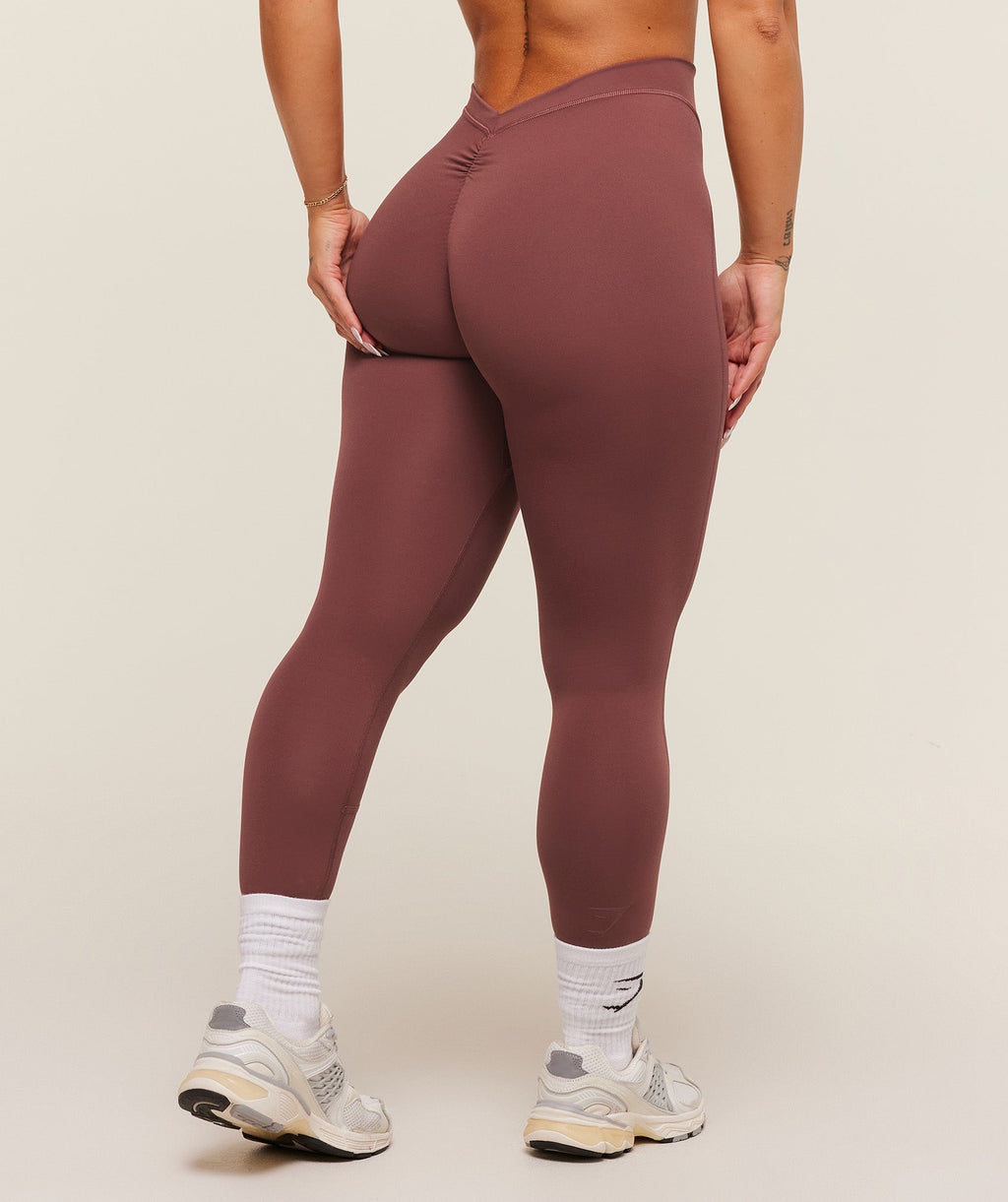 Seamless Wide Waistband Sports Leggings
